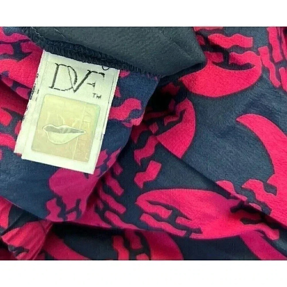 Diane Von Furstenberg Bennett Two Silk Pants Womens Size 4 Drawstring Pockets - Picture 8 of 12